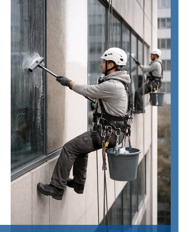 Мойка фасадов зданий в Пугачёве под ключ от 356 р. | ВЫСОТНИК-Пгч