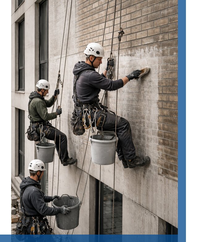 Удаление высолов с фасада в Пугачёве от 254 р. | ВЫСОТНИК-Пгч