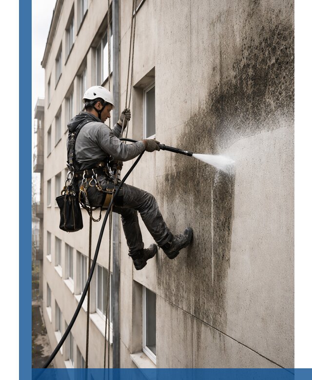 Профессиональная очистка фасадов от плесени в Пугачёве