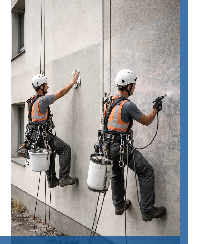 Антиграффити покрытие фасада в Пугачёве от 610 р. | ВЫСОТНИК-Пгч