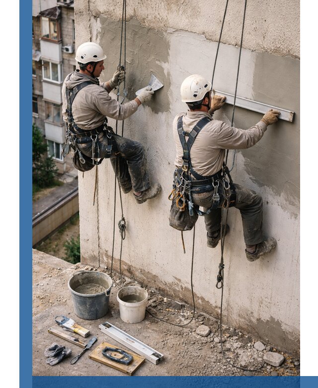 Комплексный ремонт штукатурного фасада с гарантией в Пугачёве