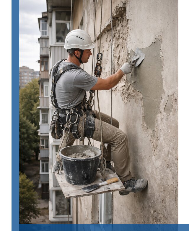 Восстановление фасадной штукатурки в Пугачёве с гарантией качества