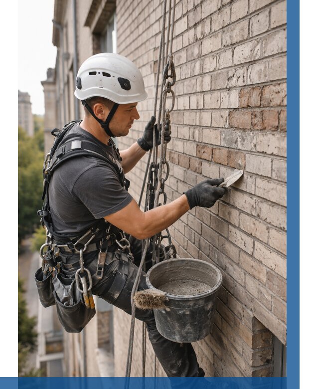 Ремонт кирпичной кладки фасада в Пугачёве от 1829 р. | ВЫСОТНИК-Пгч