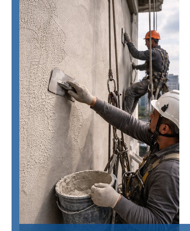 Декоративная штукатурка фасада с утеплением и защитой в Пугачёве