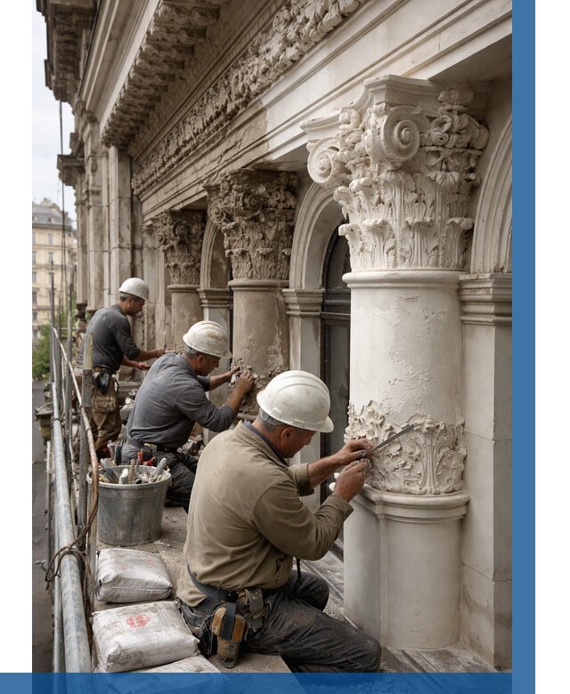 Реставрация фасадной лепнины в Пугачёве от 2540 р. | ВЫСОТНИК-Пгч