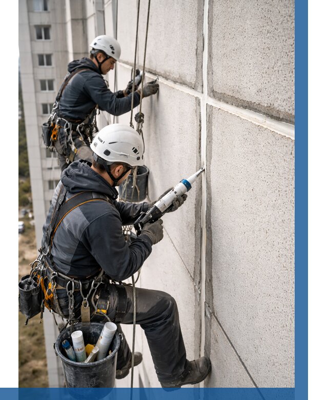 Герметизация межпанельных швов в Пугачёве от 711 р. | ВЫСОТНИК-Пгч