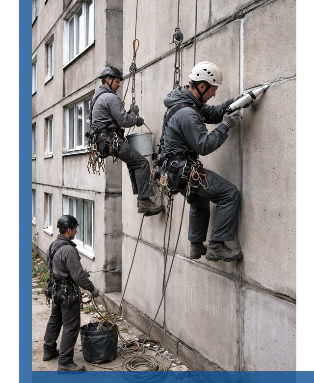 Герметизация межпанельных швов в Пугачёве с гарантией герметичности