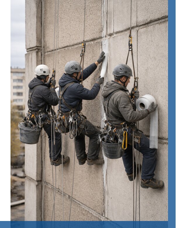 Ремонт межпанельных швов в Пугачёве от 762 р. | ВЫСОТНИК-Пгч