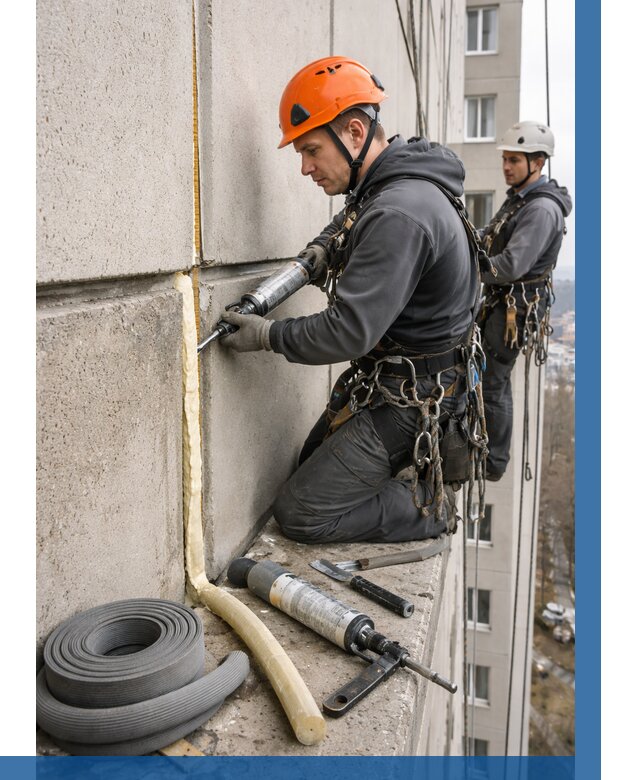 Теплый шов межпанельные швы в Пугачёве от 711 р. | ВЫСОТНИК-Пгч