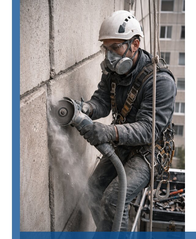 Штробление межпанельных швов в Пугачёве качественно и быстро