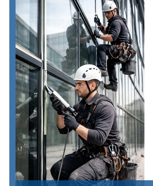 Герметизация витражных швов в Пугачёве для зданий и фасадов