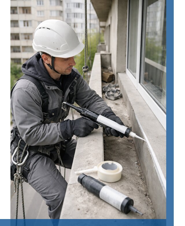 Герметизация швов лоджии в Пугачёве от 4572 р. | ВЫСОТНИК-Пгч