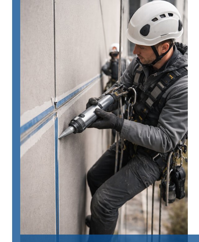 Герметизация стыков фасадных панелей в Пугачёве качественно и быстро