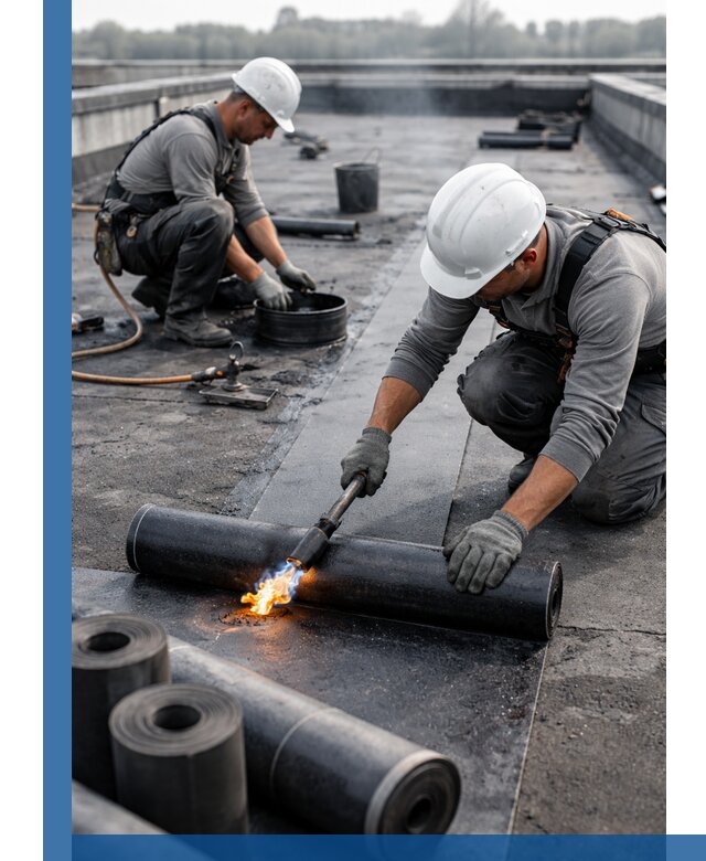 Ремонт рулонной кровли в Пугачёве герметизация и восстановление