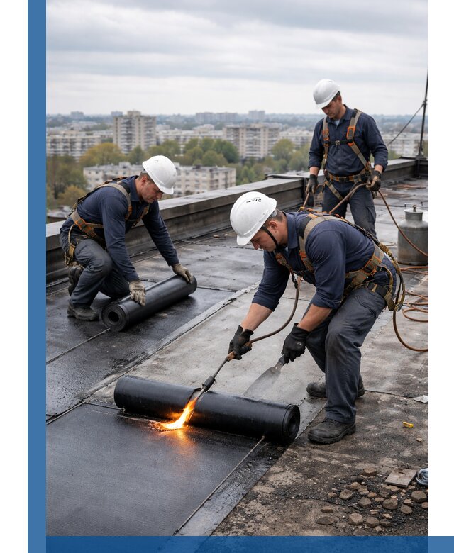Ремонт наплавляемой кровли в Пугачёве качественно и надежно