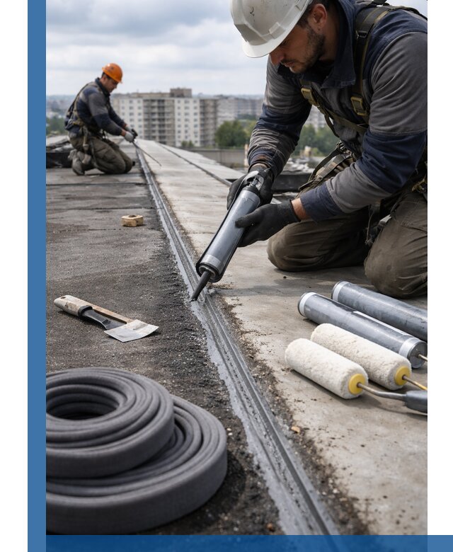 Герметизация швов кровли в Пугачёве с гарантией герметичности