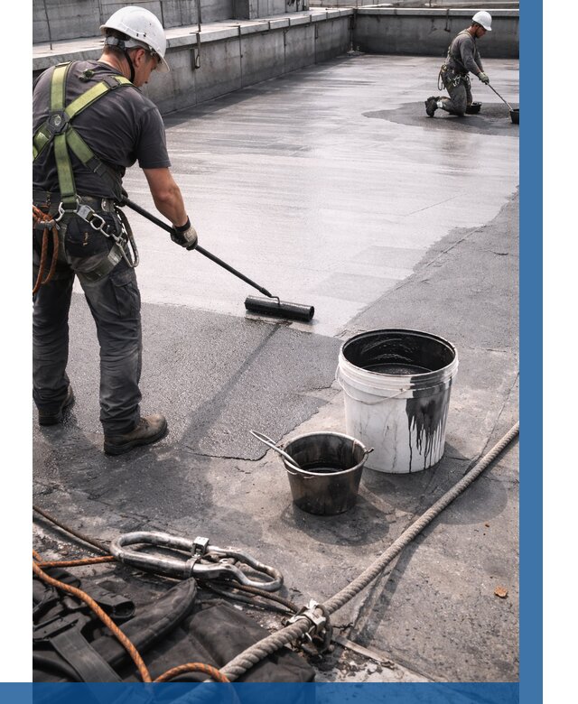 Гидроизоляция кровли жидкой резиной в Пугачёве от 508 р. | ВЫСОТНИК-Пгч