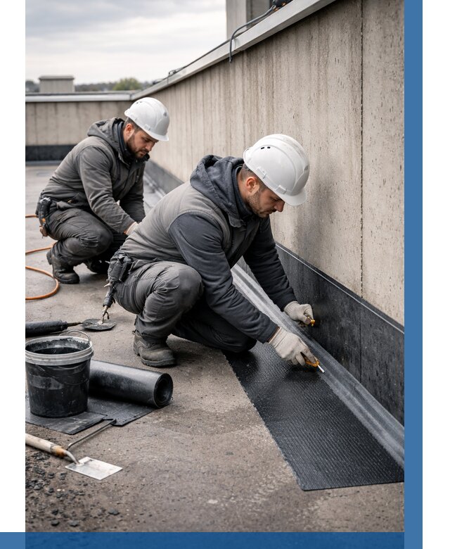 Гидроизоляция примыканий на кровле в Пугачёве от 914 р. | ВЫСОТНИК-Пгч