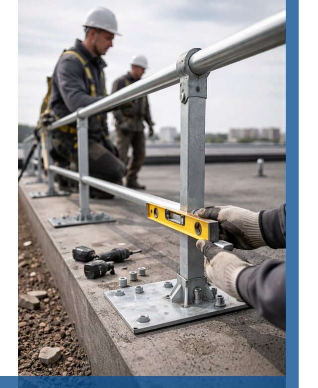 Монтаж кровельного ограждения в Пугачёве от 1219 р. | ВЫСОТНИК-Пгч