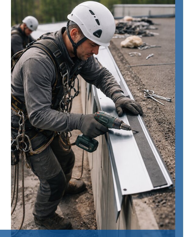 Монтаж капельника на кровле в Пугачёве от 305 р. | ВЫСОТНИК-Пгч