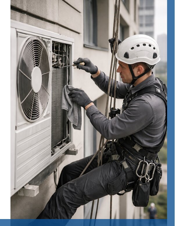 Обслуживание внешнего блока кондиционера в Пугачёве от 2743 р.ВЫСОТНИК-Пгч