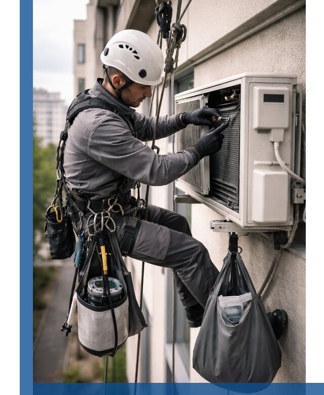 Обслуживание внешнего блока кондиционера в Пугачёве профессионально