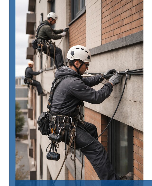 Крепление кабеля на фасаде монтаж и крепеж в Пугачёве