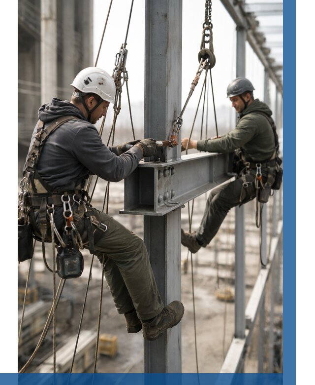 Монтаж металлоконструкций на высоте в Пугачёве от 3556 р. | ВЫСОТНИК-Пгч