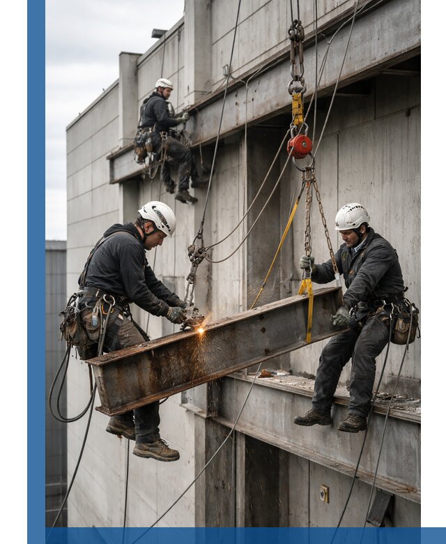 Демонтаж металлоконструкций на высоте в Пугачёве под ключ