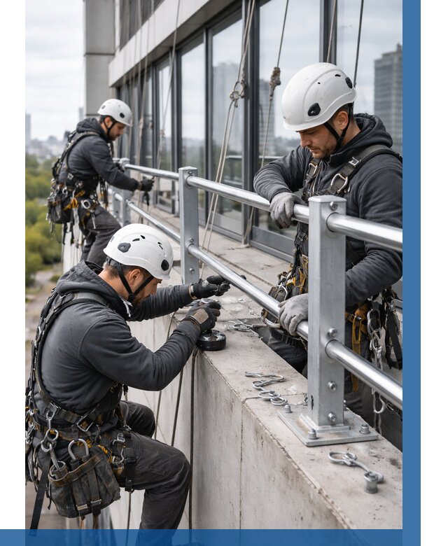 Монтаж ограждений на высоте в Пугачёве, от 1219 р. | ВЫСОТНИК-Пгч