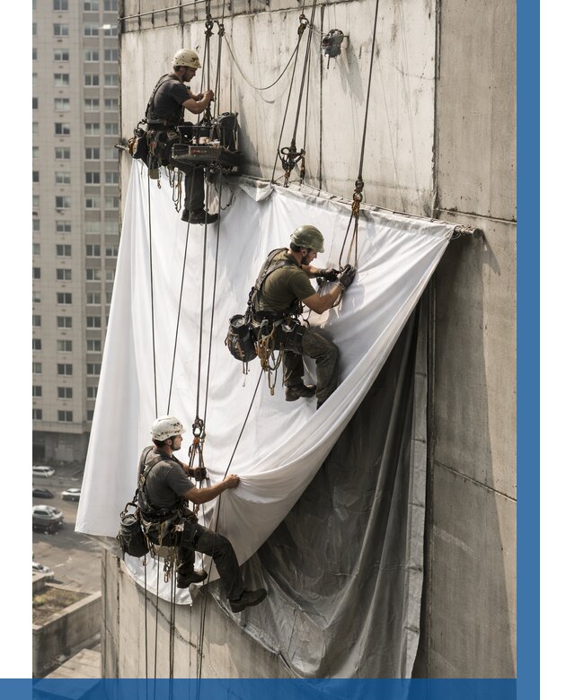 Замена баннерного полотна в Пугачёве от 6604 р. | ВЫСОТНИК-Пгч—заказать