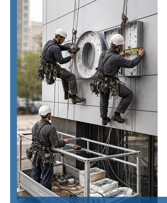 Профессиональный монтаж световых букв в Пугачёве под ключ