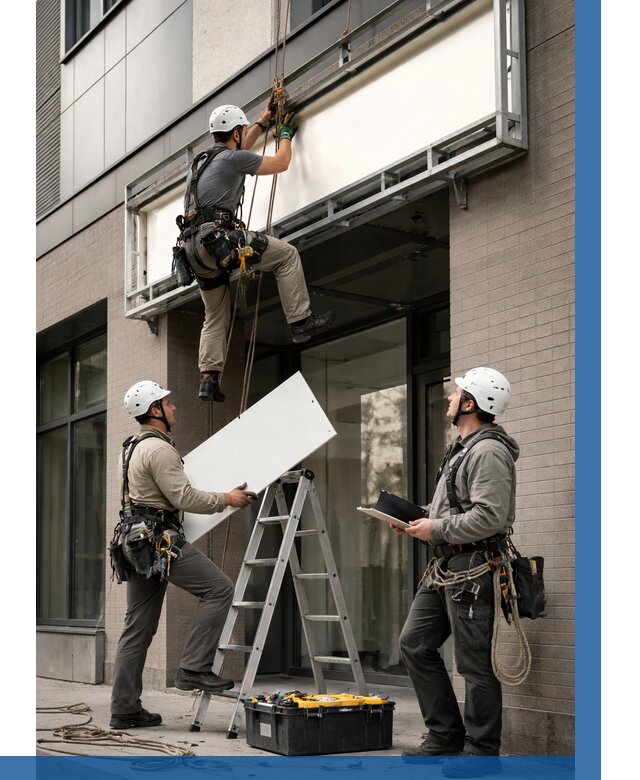 Монтаж светового короба в Пугачёве от 6604 р. | ВЫСОТНИК-Пгч