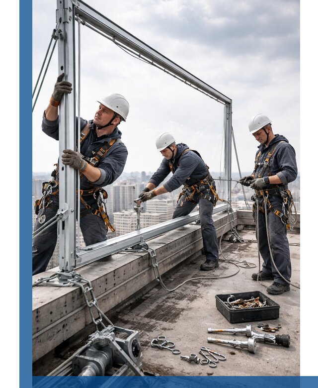 Монтаж крышных рекламных конструкций под ключ в Пугачёве