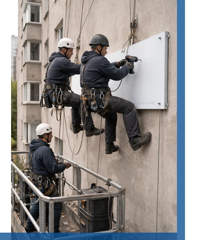 Монтаж табличек и указателей в Пугачёве от 3556 р. | ВЫСОТНИК-Пгч