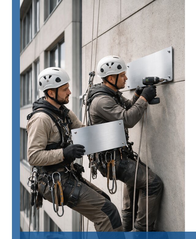 Монтаж табличек и указателей в Пугачёве для зданий и сооружений