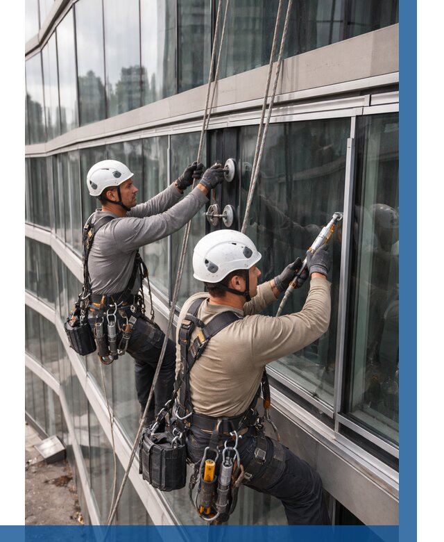 Радиусное остекление фасада в Пугачёве от 12192 р. | ВЫСОТНИК-Пгч