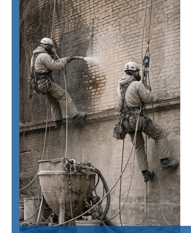 Пескоструйная очистка фасадов в Пугачёве профессионально