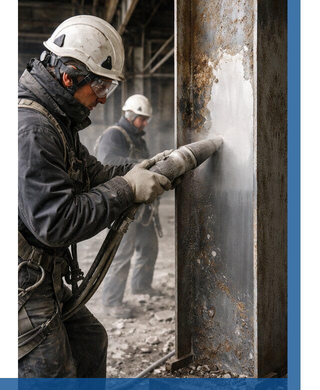 Удаление старой краски с металла в Пугачёве от 457 р. | ВЫСОТНИК-Пгч