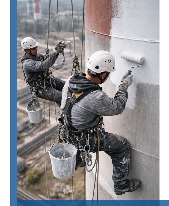 Покраска дымовых труб в Пугачёве: антикоррозийная защита и восстановление