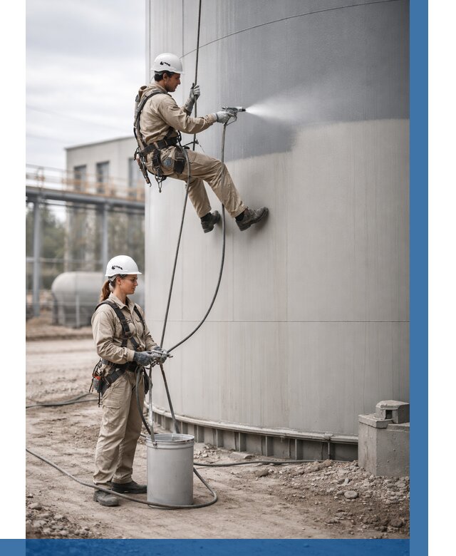 Покраска резервуаров в Пугачёве от 1219 р. | ВЫСОТНИК-Пгч — заказать