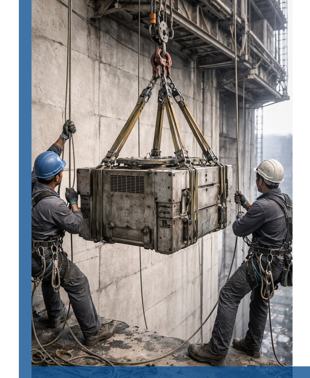 Такелажные работы на высоте, подъем и монтаж грузов в Пугачёве