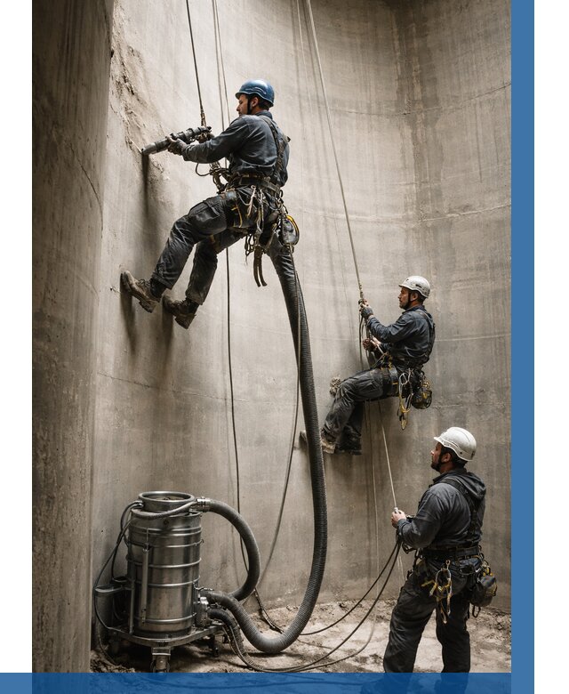 Зачистка силосов в Пугачёве от 4572 р. Договор и смета ВЫСОТНИК-Пгч