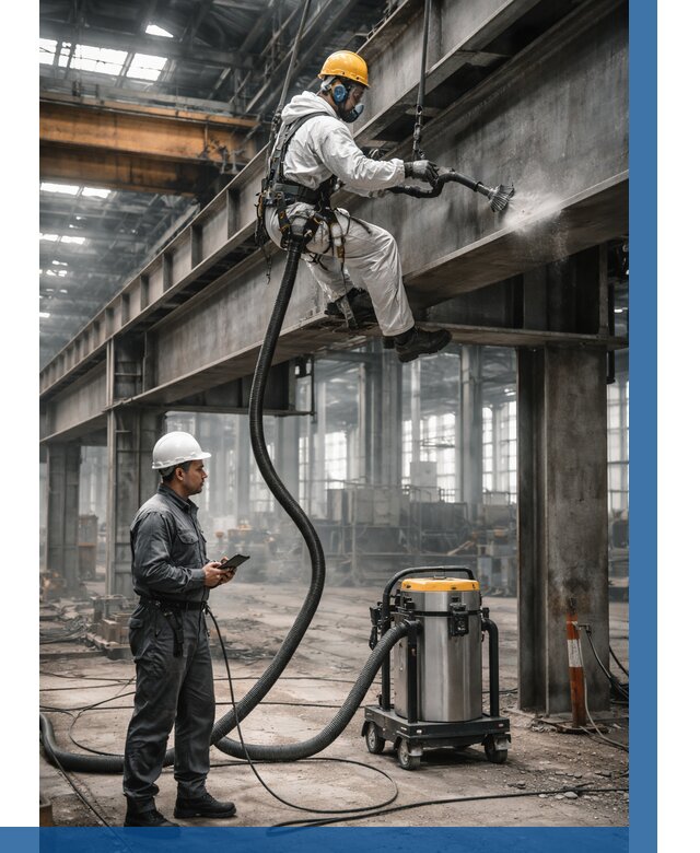 Обеспыливание конструкций в цехе в Пугачёве от 4267 р. | ВЫСОТНИК-Пгч