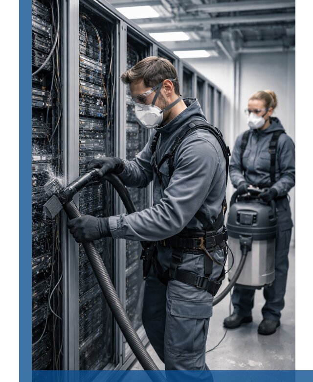 Обеспыливание серверной комнаты в Пугачёве, профессиональная очистка