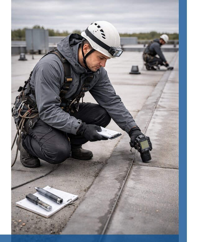 Обследование кровли на протечки в Пугачёве от 4572 р. | ВЫСОТНИК-Пгч