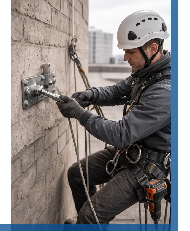 Установка анкерных точек в Пугачёве от 3556 р. | ВЫСОТНИК-Пгч